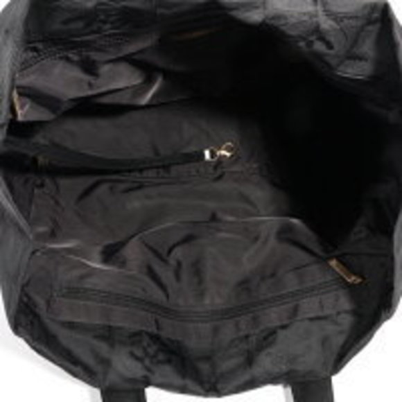 CHANEL Cocomark Travel Tote Bag Black Nylon Leather - Picture 8 of 8